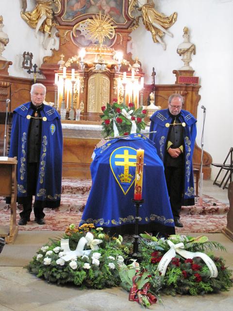 Dipl. Ing. Evžen Žamberský, Eq.M. - pohřeb