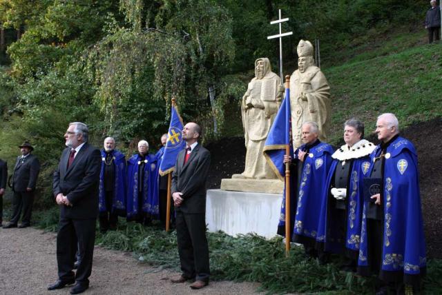 Starosta Křtin při projevu Starosta Křtin při projevu